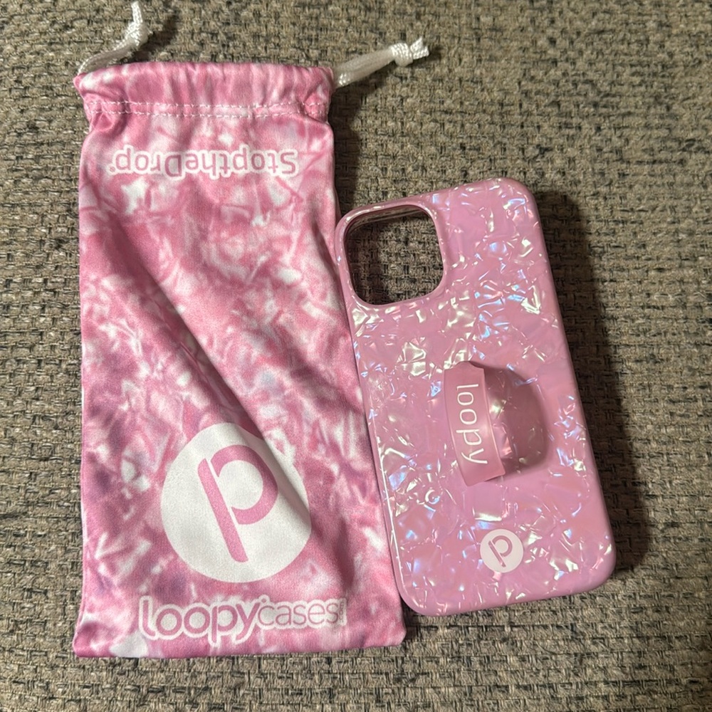 iPhone 13 mini pink opal loopy